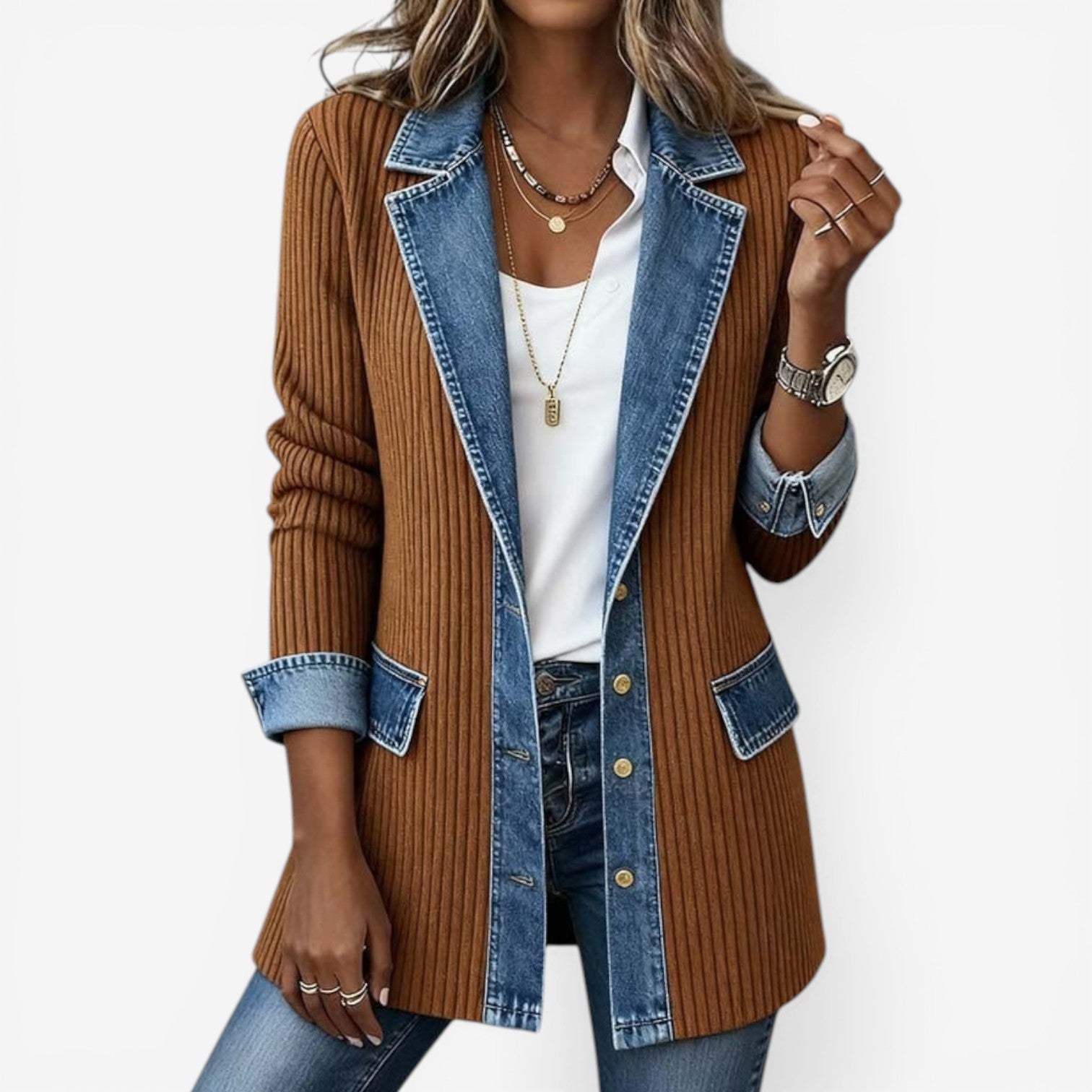 Liv | Giacca Di Jeans Rilassata