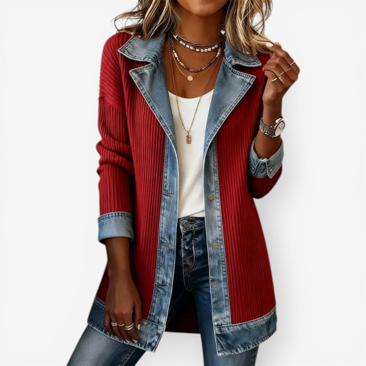 Liv | Giacca Di Jeans Rilassata