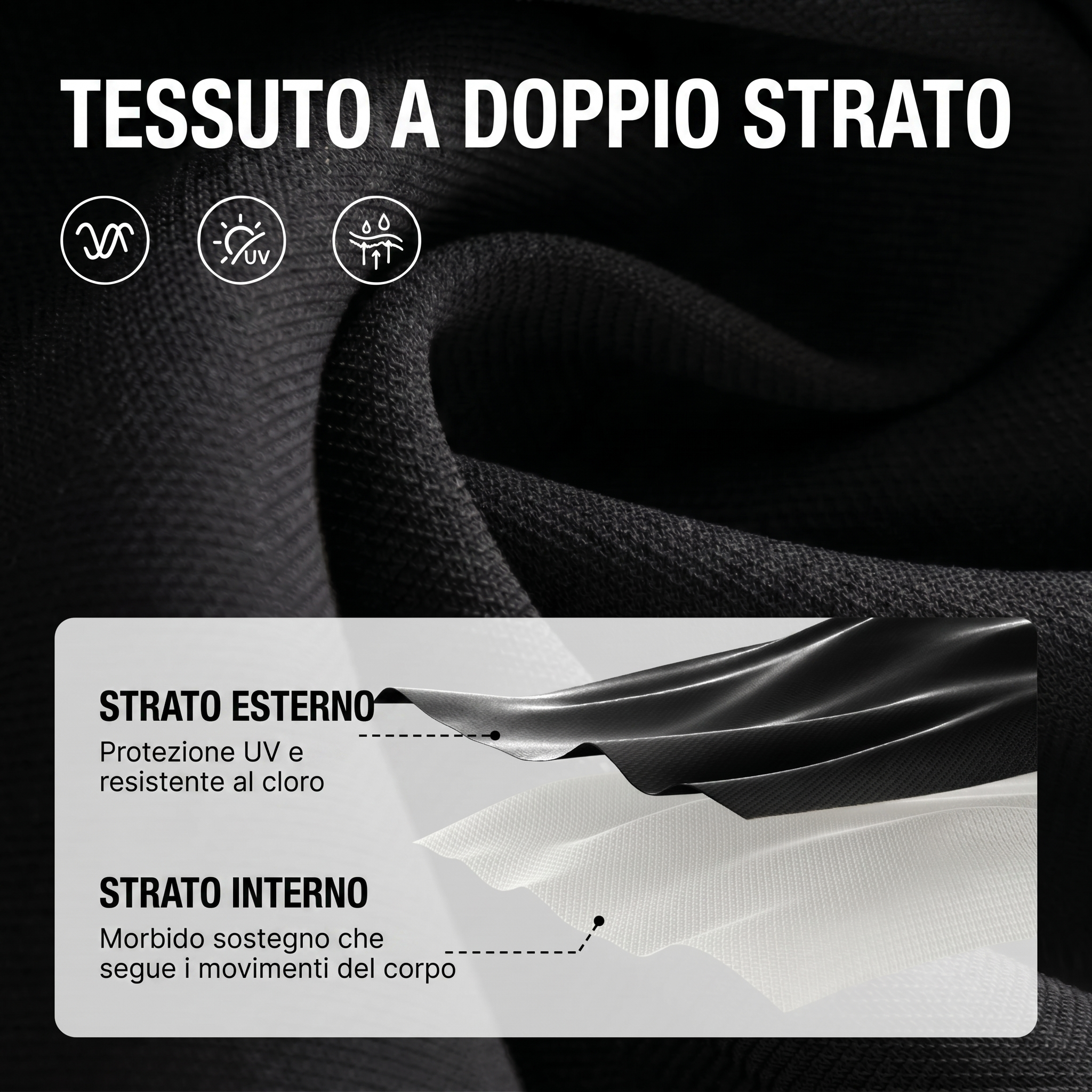 Sabine | Bikini a vita alta 2-in-1 con controllo della pancia