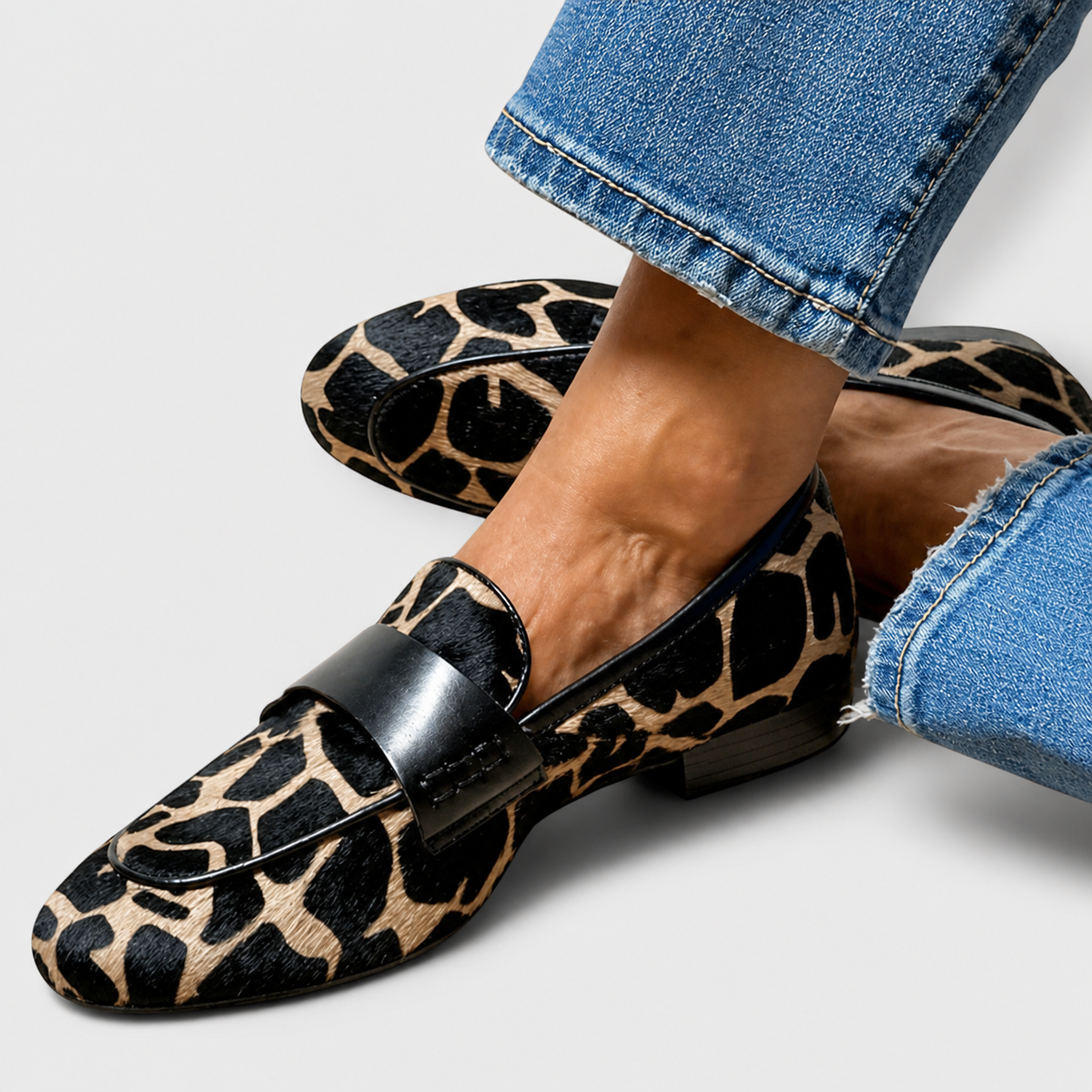 Léonie | Mocassino In Leopardato