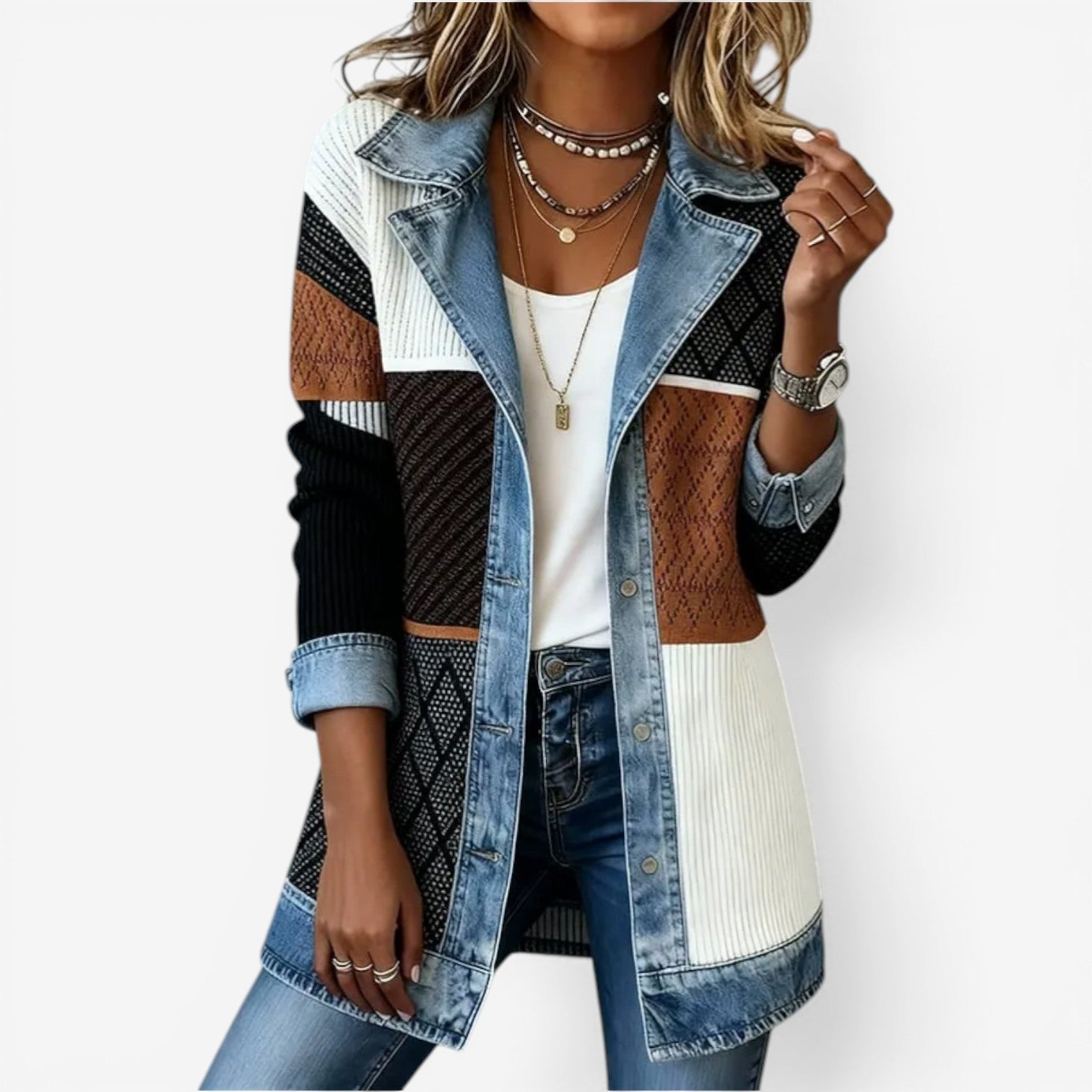 Liv | Giacca Di Jeans Rilassata